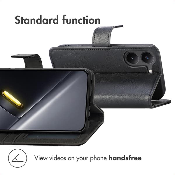 Luksus bogomslag til Xiaomi Poco X8 Pro - Sort