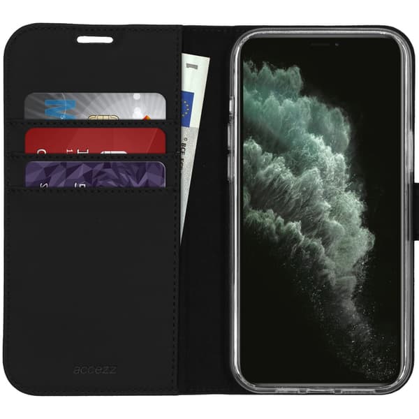Accezz Wallet softcase bogomslag til Apple iPhone 12 Pro Max - Sort