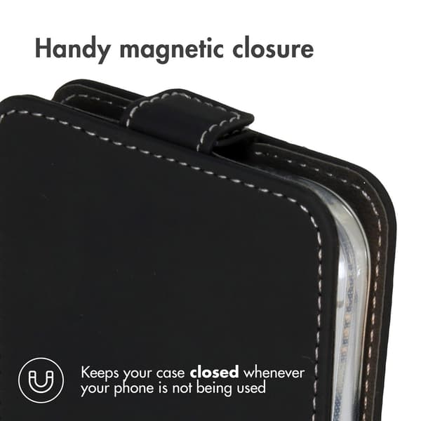 Accezz Flip-etui til Apple iPhone 16 - Sort