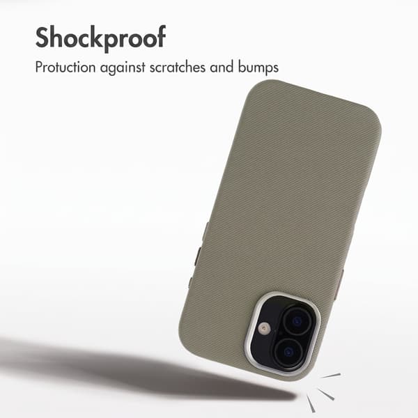 Accezz Mesh bagsidecover med MagSafe til Apple iPhone 17 - Mørkegrå