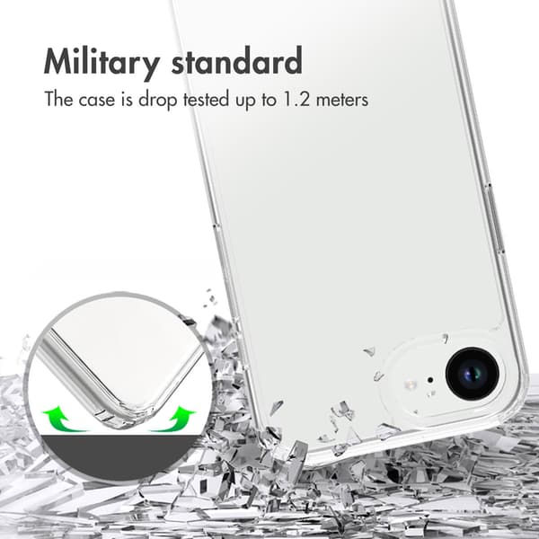 Accezz Xtreme Impact Baksida för Apple iPhone 17e / 16e - Transparent