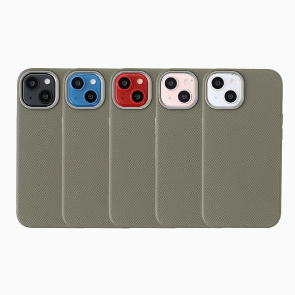 Accezz Mesh bagsidecover med MagSafe til Apple iPhone 14 / 13 - Mørkegrå
