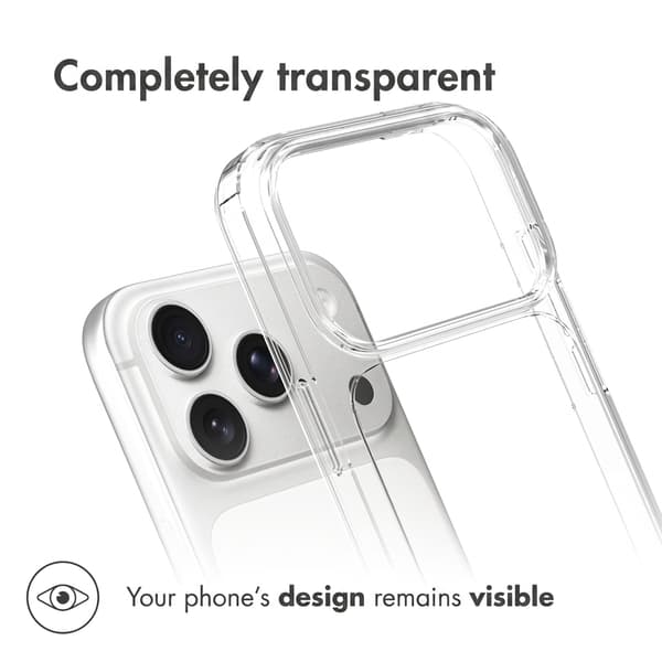 Accezz Xtreme Impact Baksida för Apple iPhone 18 Pro / 17 Pro - Transparent