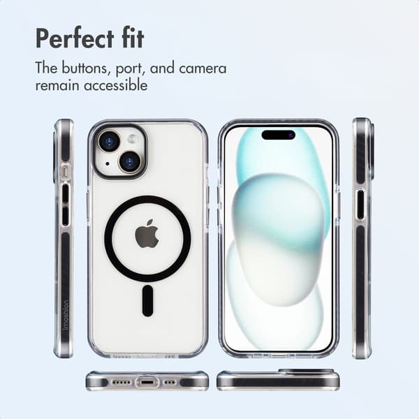 imoshion Combat MagSafe bagsidecover til Apple iPhone 15 - Sort