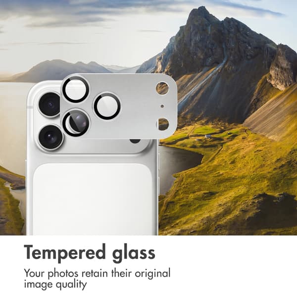 imoshion Kameraskydd glas 2-packför Apple iPhone 18 Pro Max - Silver