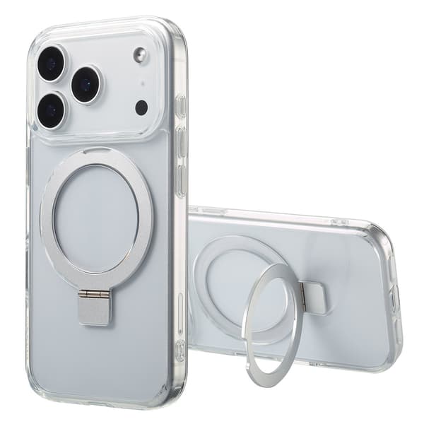 Accezz Ringstativ Baksida med MagSafe för Apple iPhone 17 Pro - Transparent