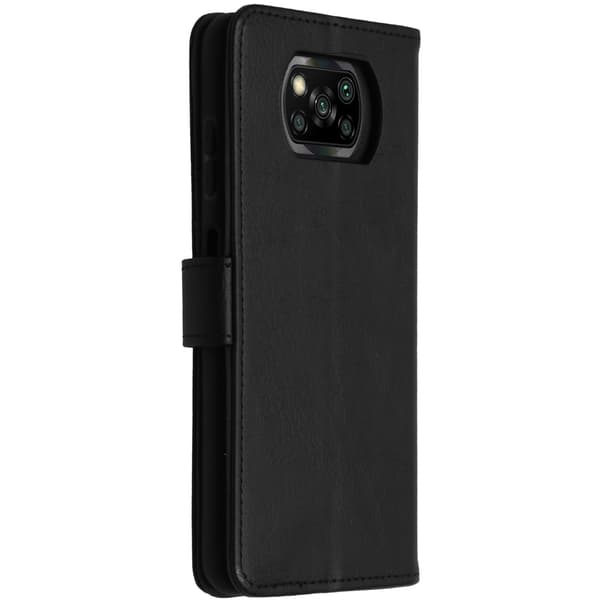 Luksus bogomslag til Xiaomi Poco X3 (Pro) - Sort
