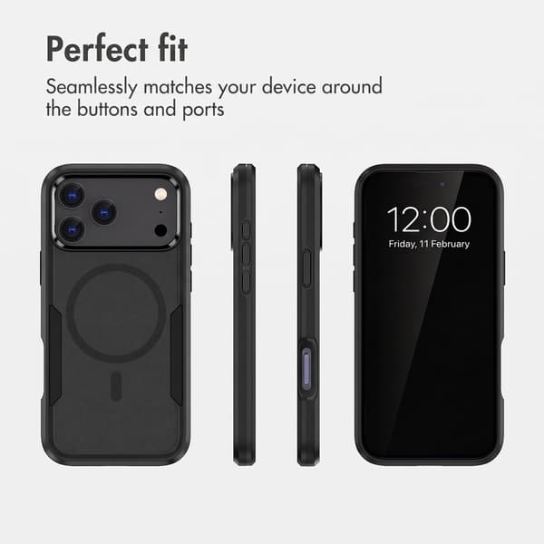 imoshion Bagsidecover med MagSafe til Apple iPhone 18 Pro Max / 17 Pro Max - Sort