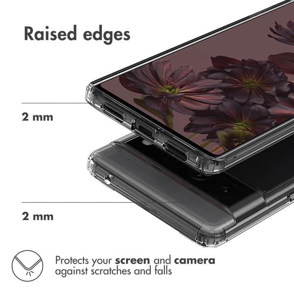 Accezz Xtreme Impact Baksida för Google Pixel 7 Pro - Transparent