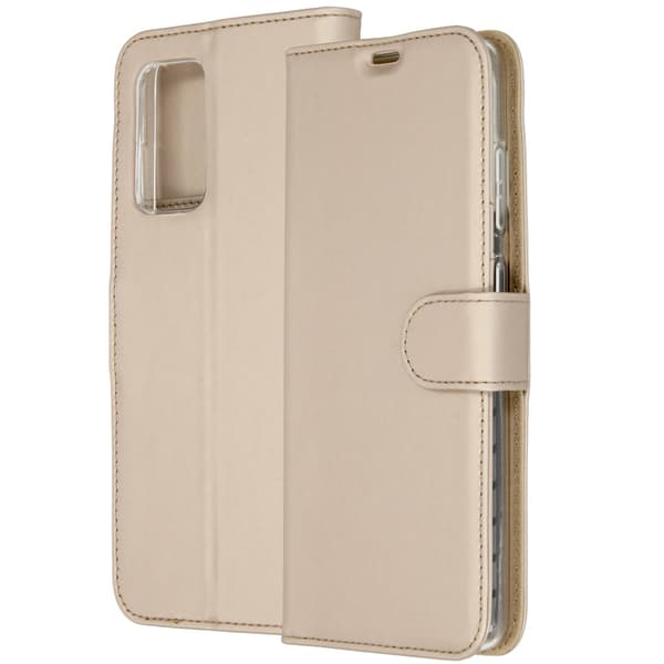 Accezz Plånbok Softcase Bokfodral för Samsung Galaxy A72 - Guld