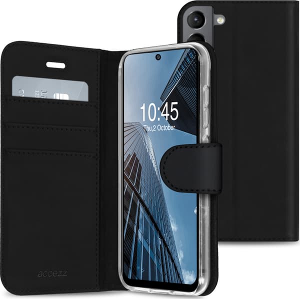 Accezz Wallet softcase bogomslag til Samsung Galaxy S21 FE - Sort