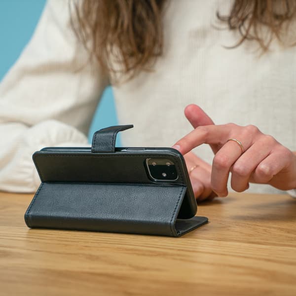 imoshion Luksus bogomslag til Nokia 3.4 - Sort