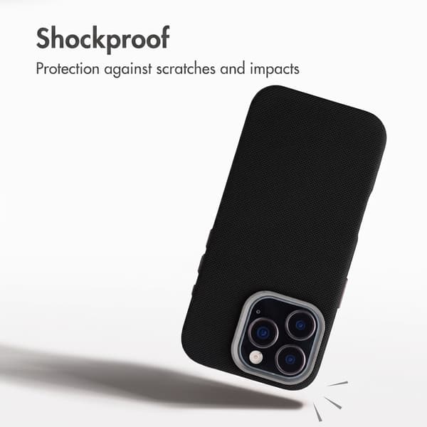 Accezz Mesh bagsidecover med MagSafe til Apple iPhone 16 Pro - Sort