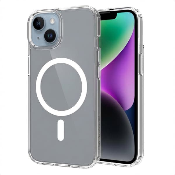 Accezz Xtreme Impact bagsidecover med MagSafe til Apple iPhone 13 - Transparent