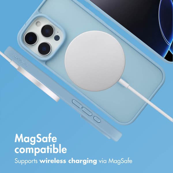 imoshion Color Guard bagside-cover MagSafe til Apple iPhone 16 Pro Max - Lyseblå