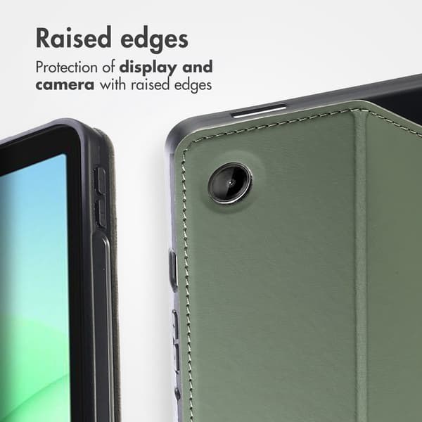 Accezz Classic tablet-etui til Samsung Galaxy Tab A11 Plus - Grøn