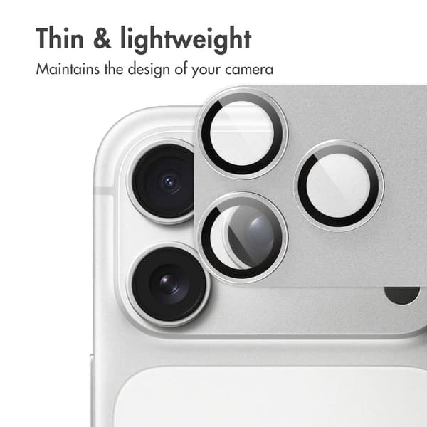 imoshion Kameraskydd glas 2-packför Apple iPhone 17 Pro - Silver