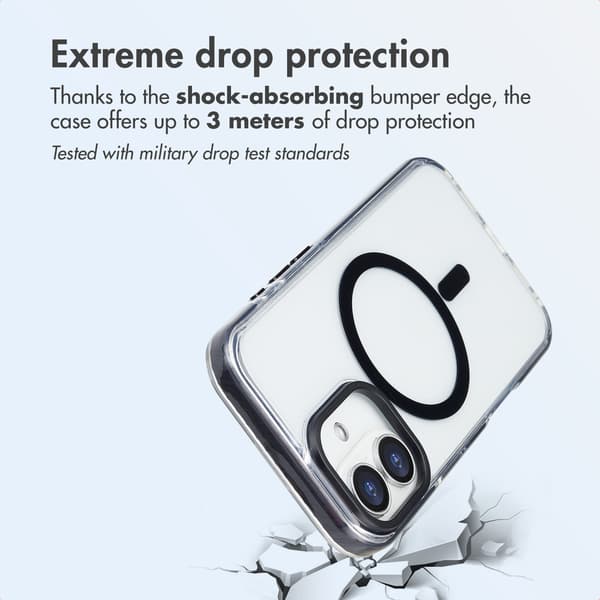 imoshion Combat MagSafe bagsidecover til Apple iPhone 16 - Sort