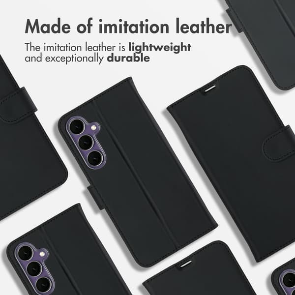 Accezz Wallet softcase bogomslag til Samsung Galaxy S24 FE - Sort