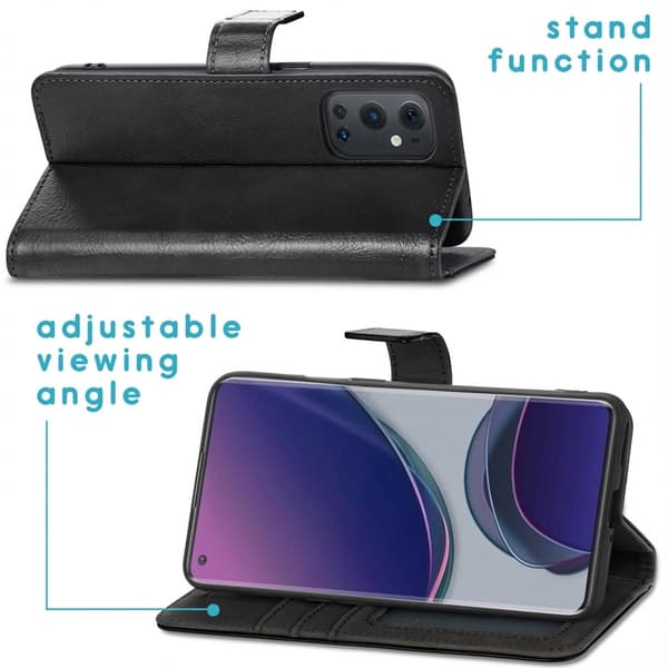 imoshion Luksus bogomslag til OnePlus 9 Pro - Sort
