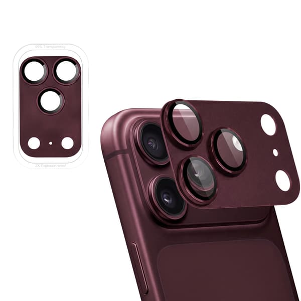 imoshion Kameraskydd glas 2-packför Apple iPhone 18 Pro - Plum