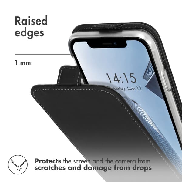 Accezz Flip-etui til Apple iPhone Xr - Sort