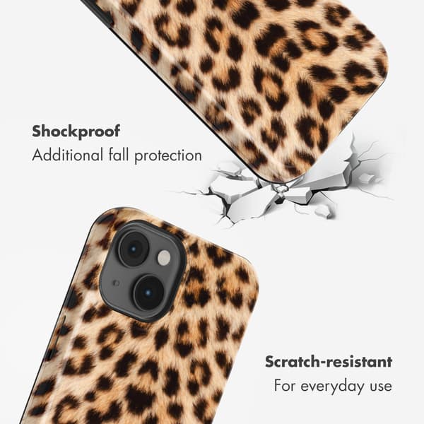 Selencia Vivid Baksida för Apple iPhone 14 - Wild Leo