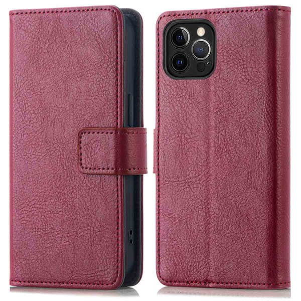 imoshion Luksus bogomslag til Apple iPhone 12 (Pro) - Bordeaux
