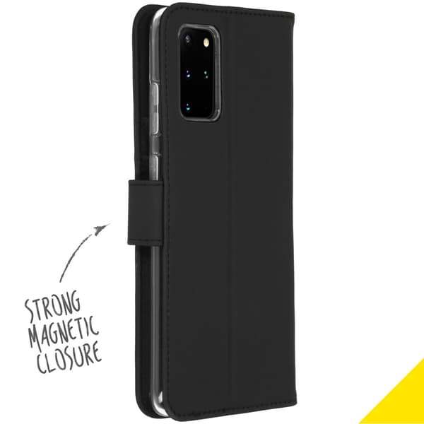 Accezz Wallet softcase bogomslag til Samsung Galaxy S20 Plus - Sort