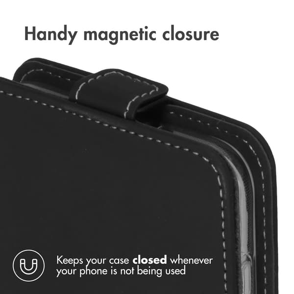 Accezz Flip-etui til Samsung Galaxy S23 - Sort