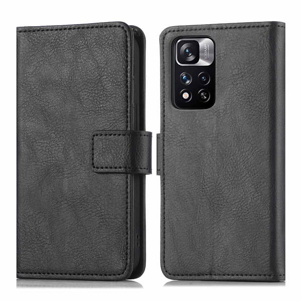 imoshion Luksus bogomslag til Xiaomi Redmi Note 11 Pro - Sort