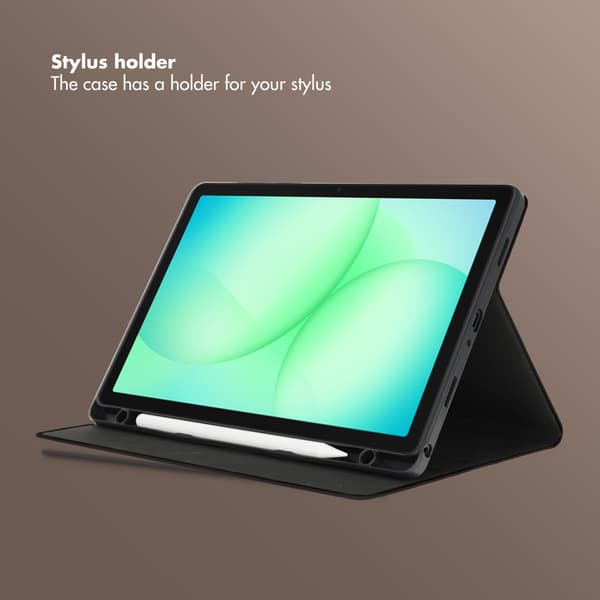 Selencia Riva bogetui til Samsung Galaxy Tab A11 Plus - Sort