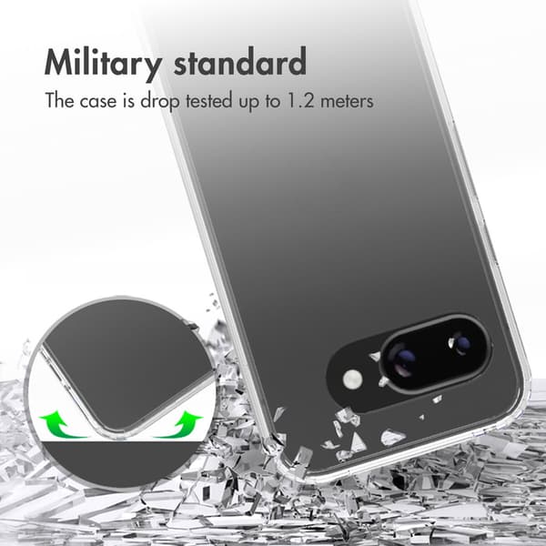 Accezz Xtreme Impact Baksida för Google Pixel 9A - Transparent