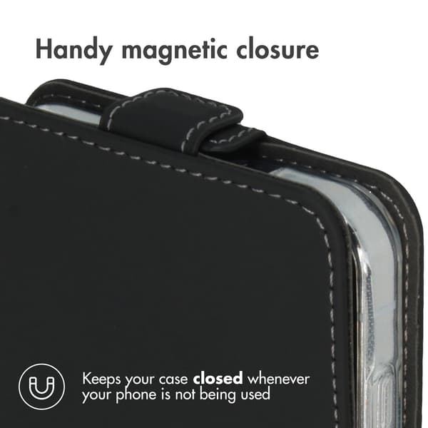 Accezz Flip-etui til Samsung Galaxy S24 Plus - Sort