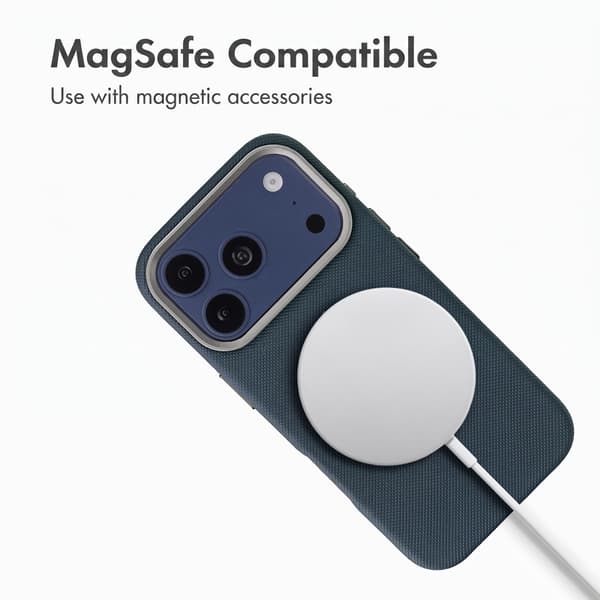 Accezz Mesh baksideskal med MagSafe för Apple iPhone 17 Pro Max - Mörkblå