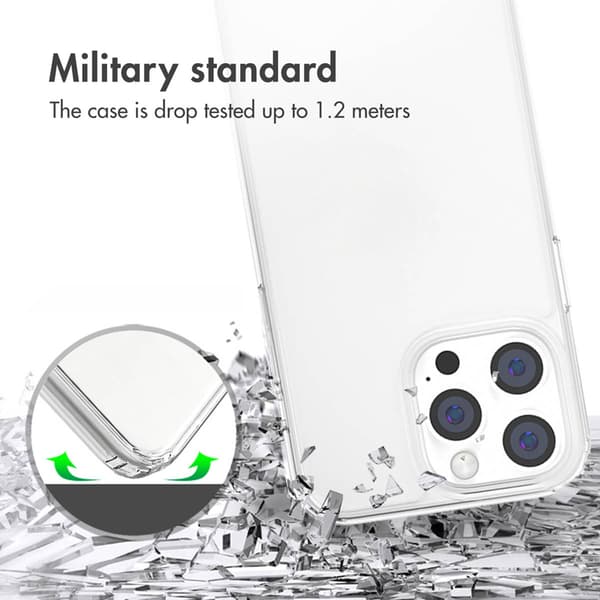 Accezz Xtreme Impact bagside-cover til Apple iPhone 14 Pro - Transparent