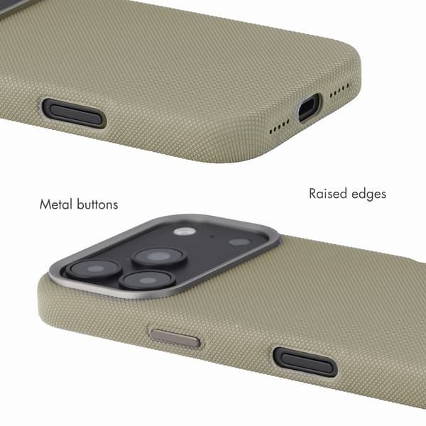 Accezz Mesh bagsidecover med MagSafe til Apple iPhone 17 Pro Max - Mørkegrå