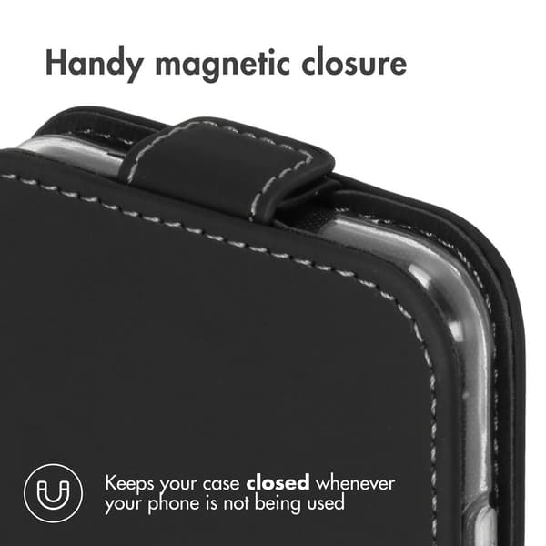 Accezz Flip-etui til Samsung Galaxy S25 FE - Sort