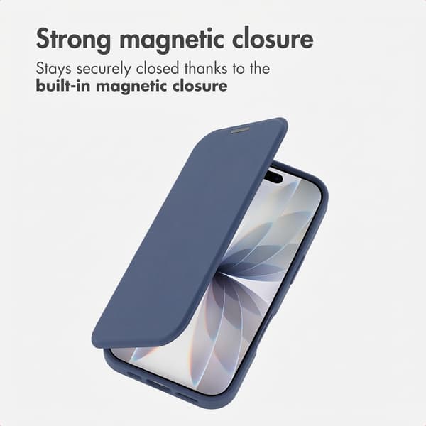imoshion Transparent bookcase med MagSafe för Apple iPhone 17 - Blå