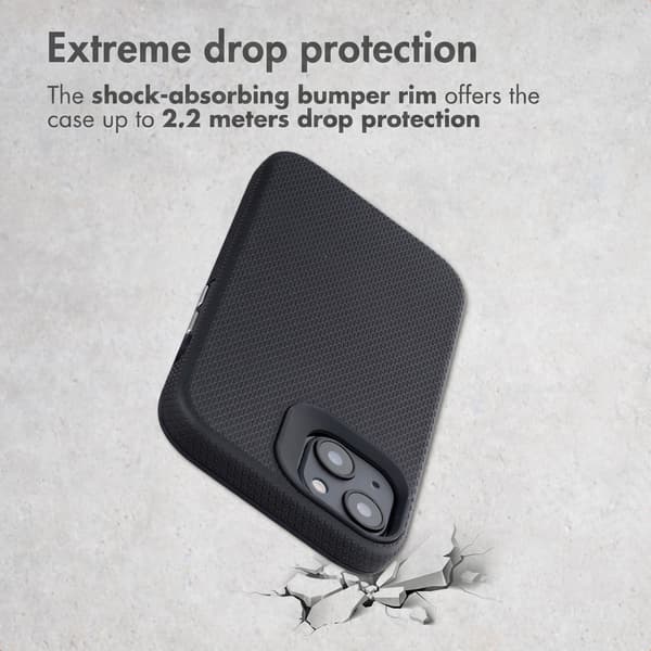 Accezz Tough bagsidecover med MagSafe til Apple iPhone 14 - Sort