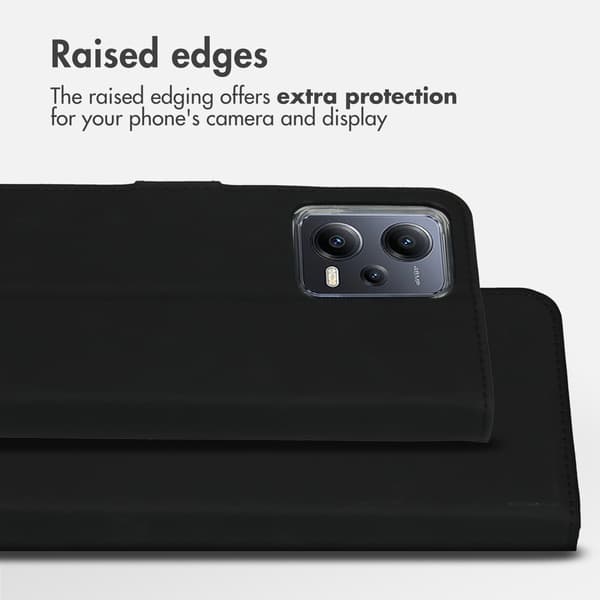 Accezz Wallet softcase bogomslag til Xiaomi Redmi Note 12 / Xiaomi Poco X5 5G - Sort