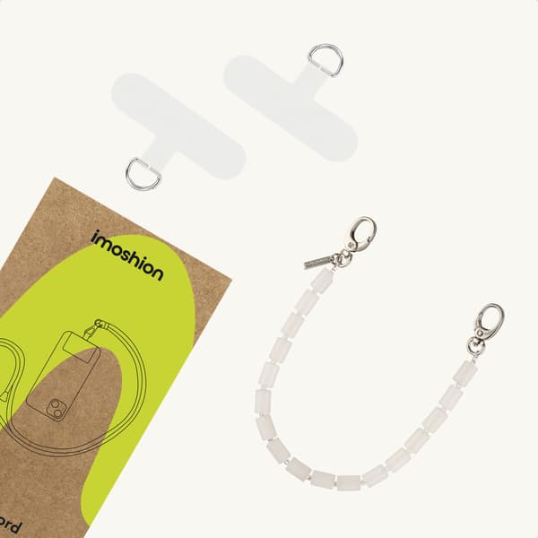 imoshion Quartz telefonkæde - Hvid