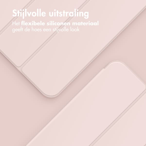 Accezz Smart silikon-bokfodral för Samsung Galaxy Tab A9 Plus - Rosa