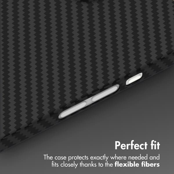 Accezz MagSafe Kevlar® bagsidecover til Apple iPhone 13 - Sort