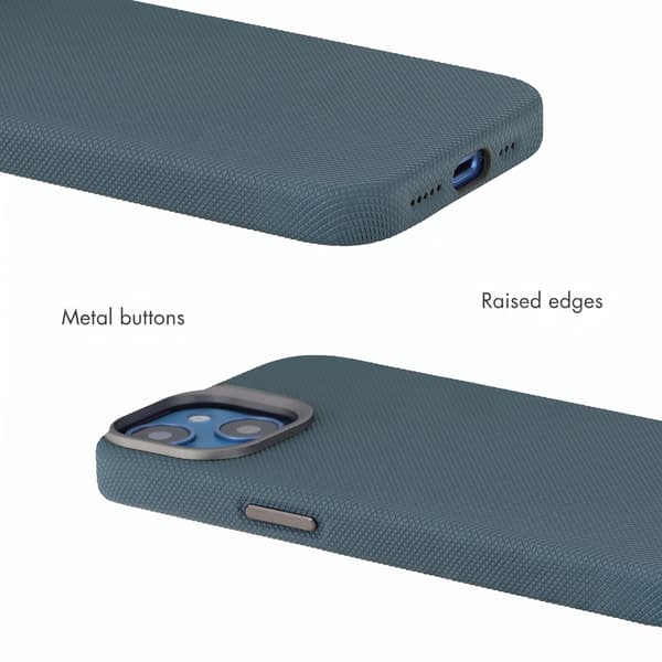 Accezz Mesh bagsidecover med MagSafe til Apple iPhone 14 / 13 - Mørkeblå