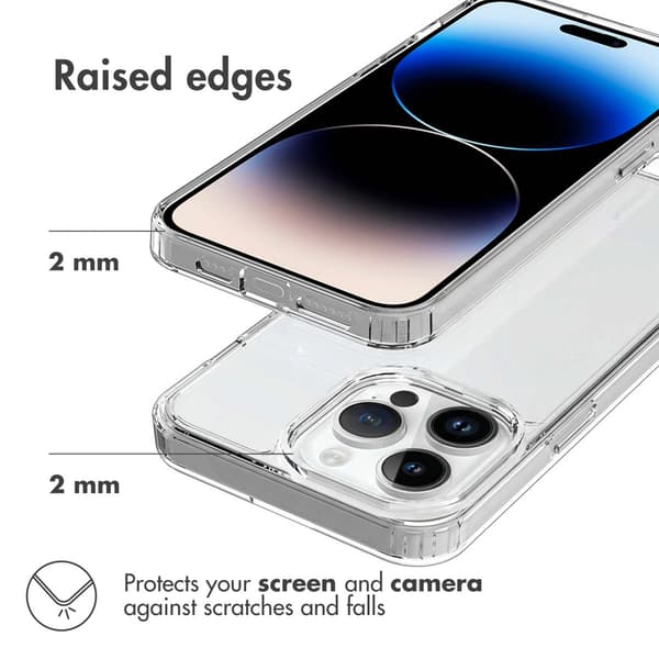 Accezz Xtreme Impact Baksida för Apple iPhone 15 Pro Max - Transparent