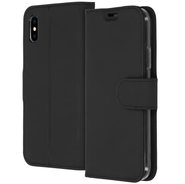 Accezz Wallet softcase bogomslag til Apple iPhone X / Xs - Sort