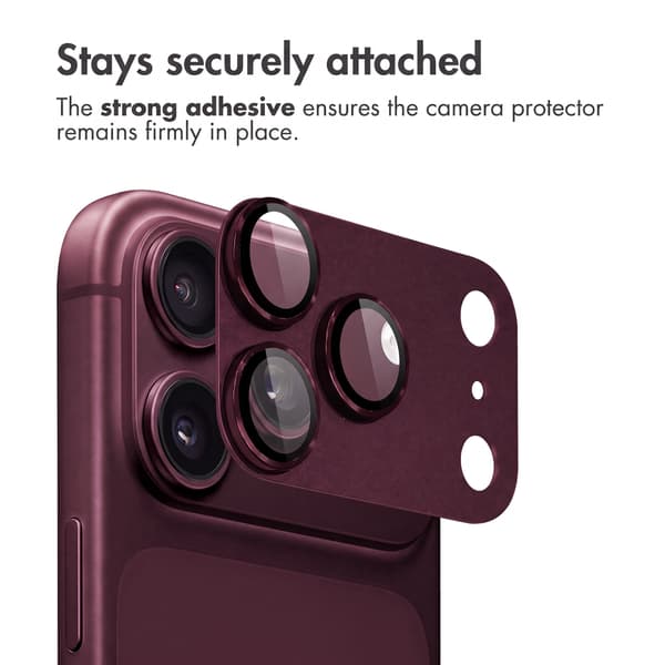 imoshion Kameraskydd glas 2-packför Apple iPhone 18 Pro - Plum