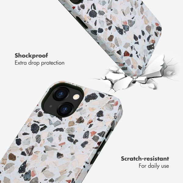 Selencia Vivid Baksida för Apple iPhone 13 - Chic Terazzo