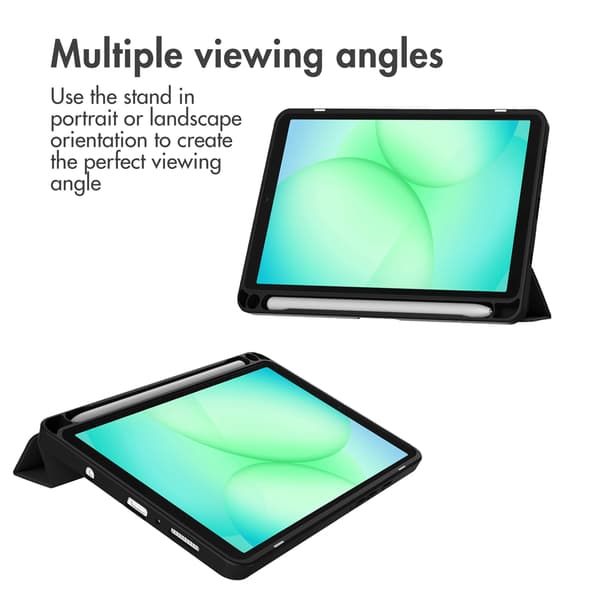 imoshion Trifold hardcase bogomslag til Samsung Galaxy Tab A11 Plus - Sort